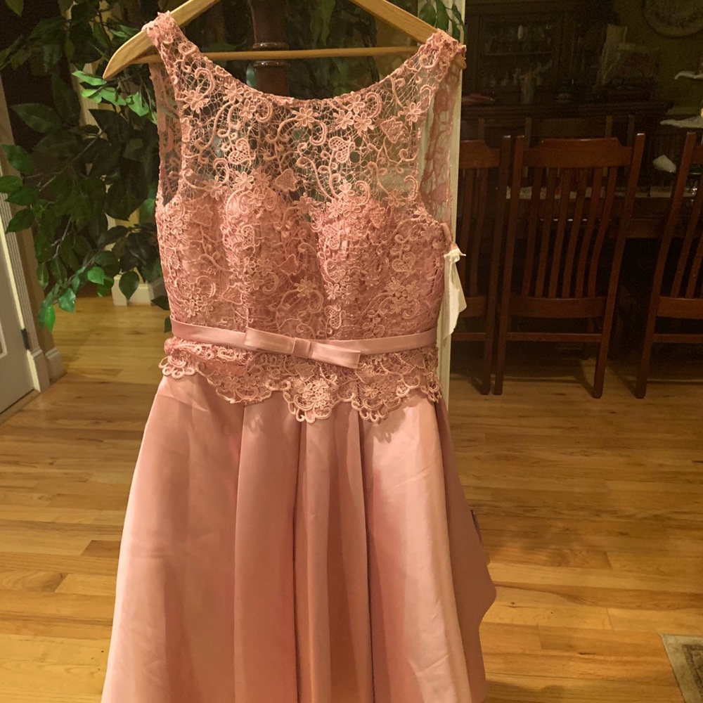 Prom dress pink shirt dress size m